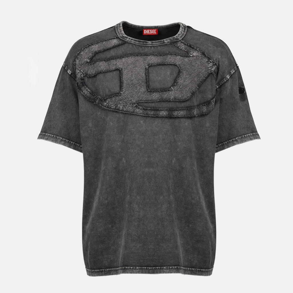 T-shirts Camiseta gris T-Boxt-Den oversized Diesel Gris Homme