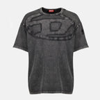 T-shirts T-Shirt Oversized T-Boxt-Den Cinza Diesel Gris Homme