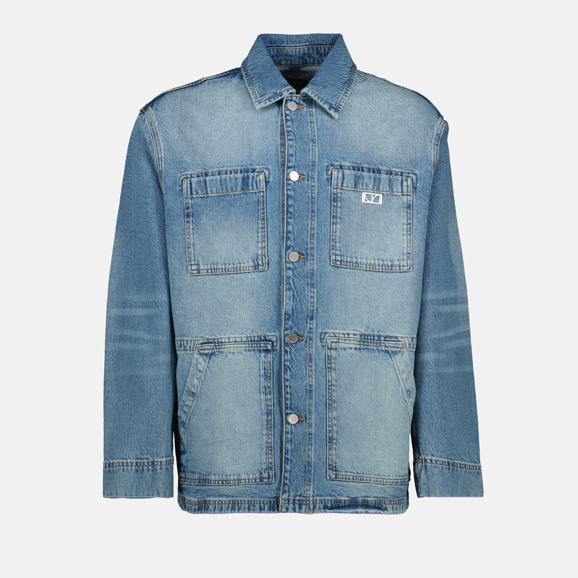 Vestes Veste en jean Davie Iro Bleu Homme