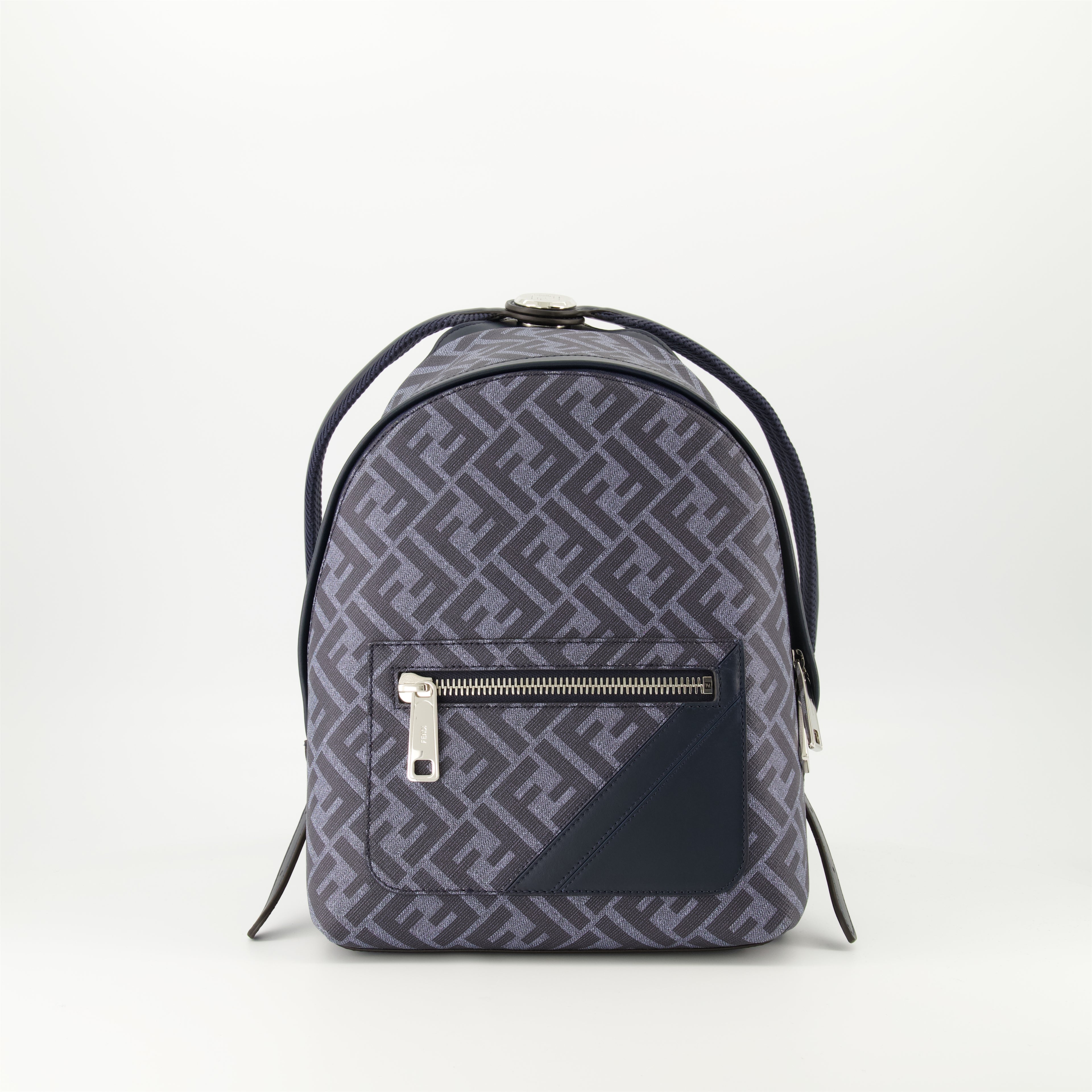 Sacs à dos Sac à dos Chiodo Fendi Bleu foncé Homme