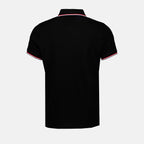 Polos Polo com Várzea Tricolor Moncler Preto Homme