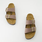 Zapatos abiertos Sandalias Arizona Birkenstock Púrpura Femme