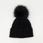 Imagen del artículo Gorra de cachemire con pompón de la marca Moncler para Mujer - Temporada Otoño-Invierno 2025 - Vista Trasera