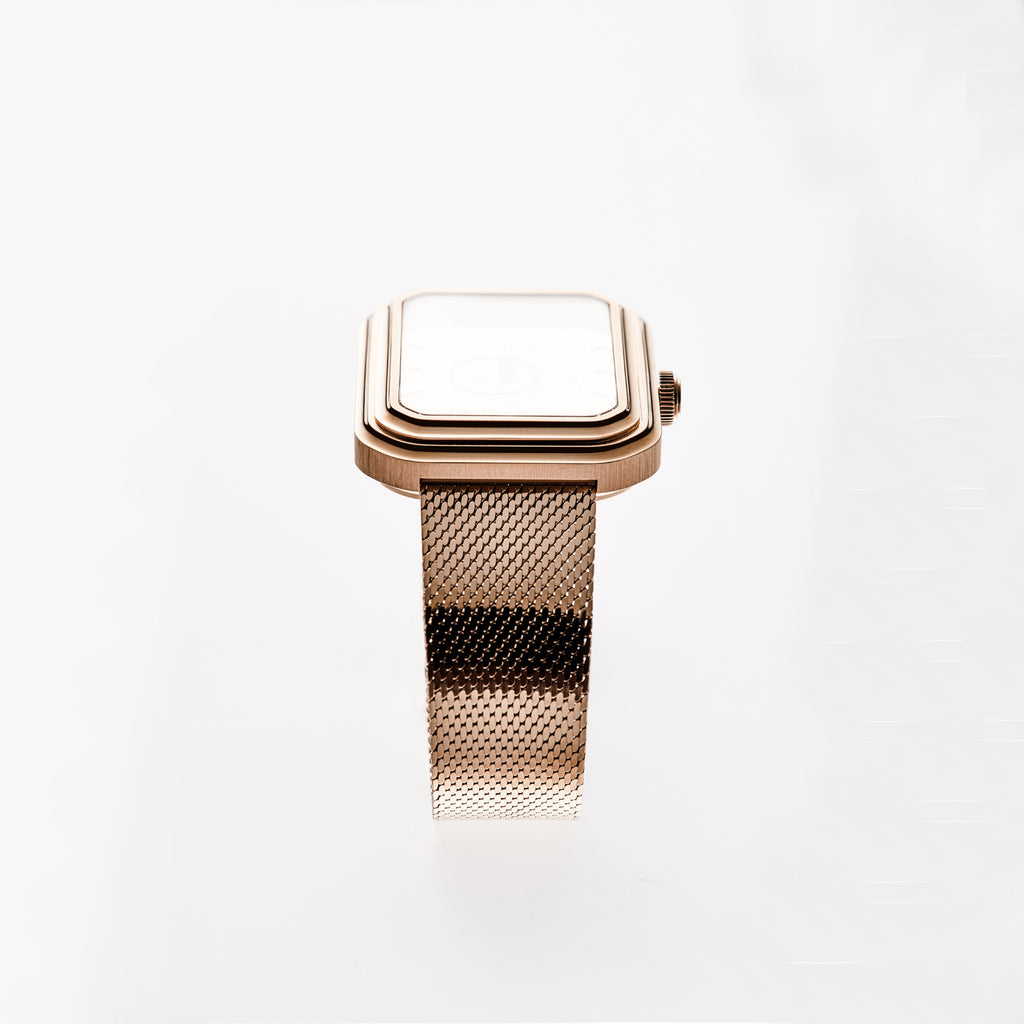 Bijoux Montre Ecce Figura Sienna Bracelet Acier Or Rose Beaubleu Doré Unisexe