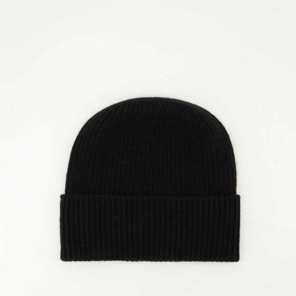 Hüte, caps und beanies Woll- und Cashmere-Mütze Moncler Schwarz Homme