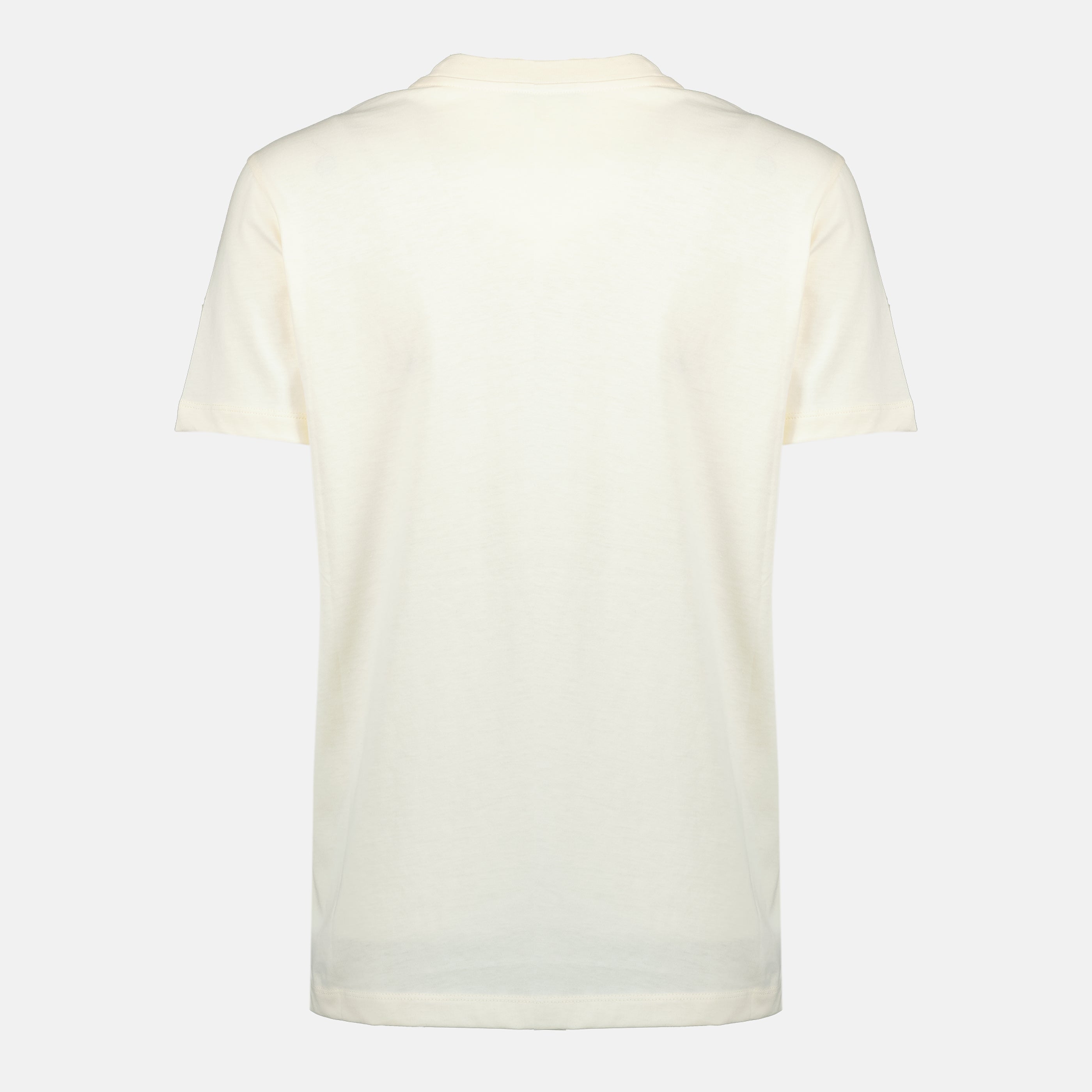 Bild des Artikels Damen T-Shirt mit weißem gesticktem Logo von Moncler - Frühjahr-Sommer 2026 - Rückansicht