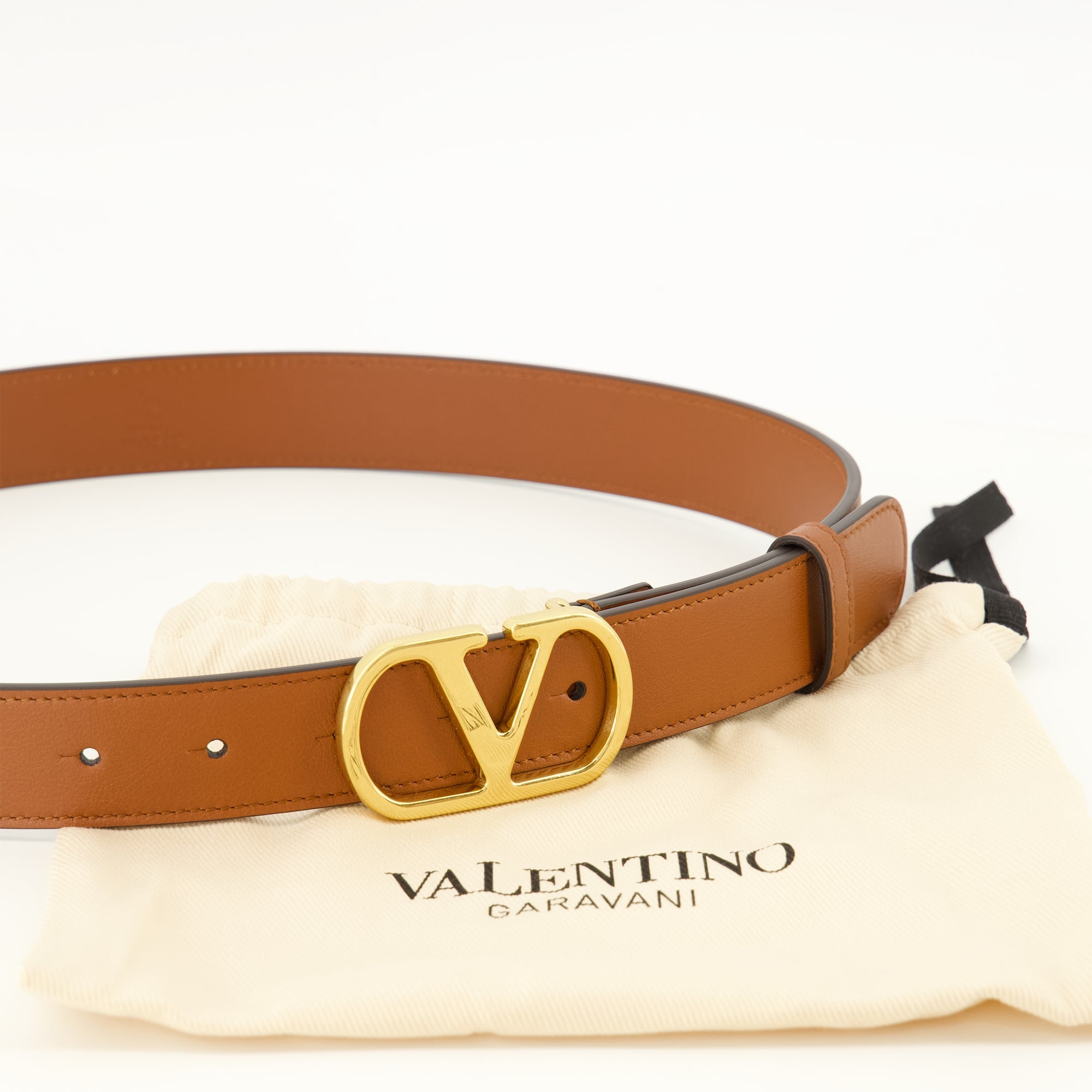 Ceintures Cintura in Pelle Marrone VLogo Valentino Garavani Marron Femme