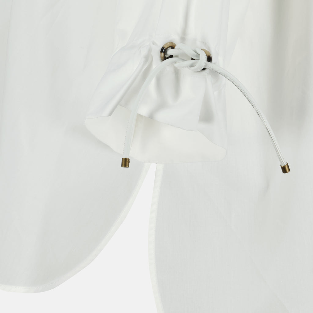 Imagen del artículo Blusa blanca de popelín de algodón de Max Mara para Mujer - Temporada Primavera-Verano 2026 - Vista Detallada 2
