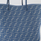 Tote bags Roll Tote Bag Fendi Blue Femme