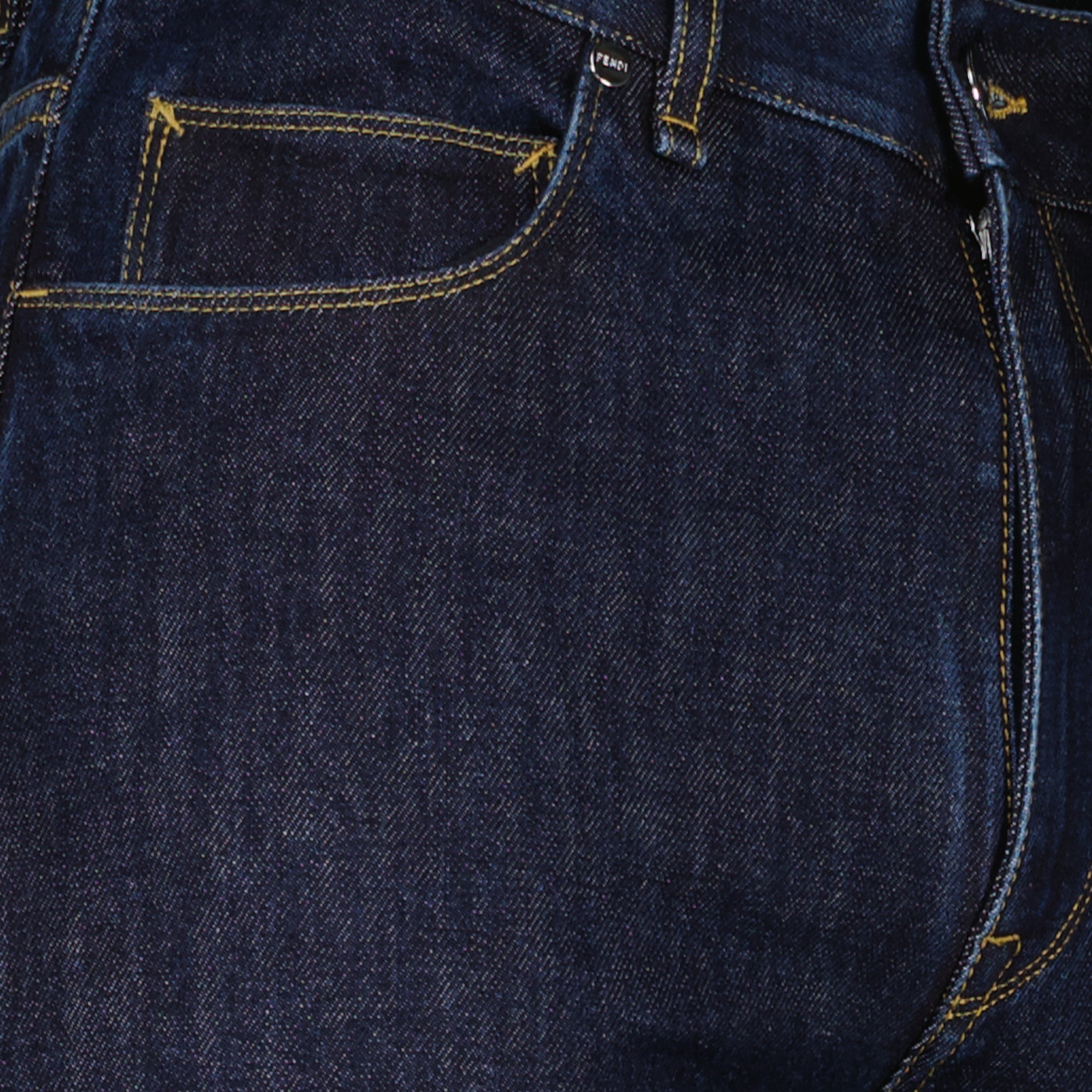 Pantalons Dark Blue Denim Jeans Fendi Bleu foncé Homme
