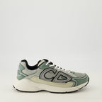Immagine delle sneakers B30 verdi di Dior per Uomo - Stagione Primavera-Estate 2026 - Vista laterale destra