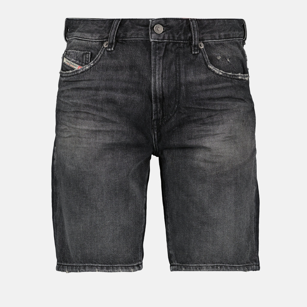 Shorts Short en jean D-fin Diesel Black Homme
