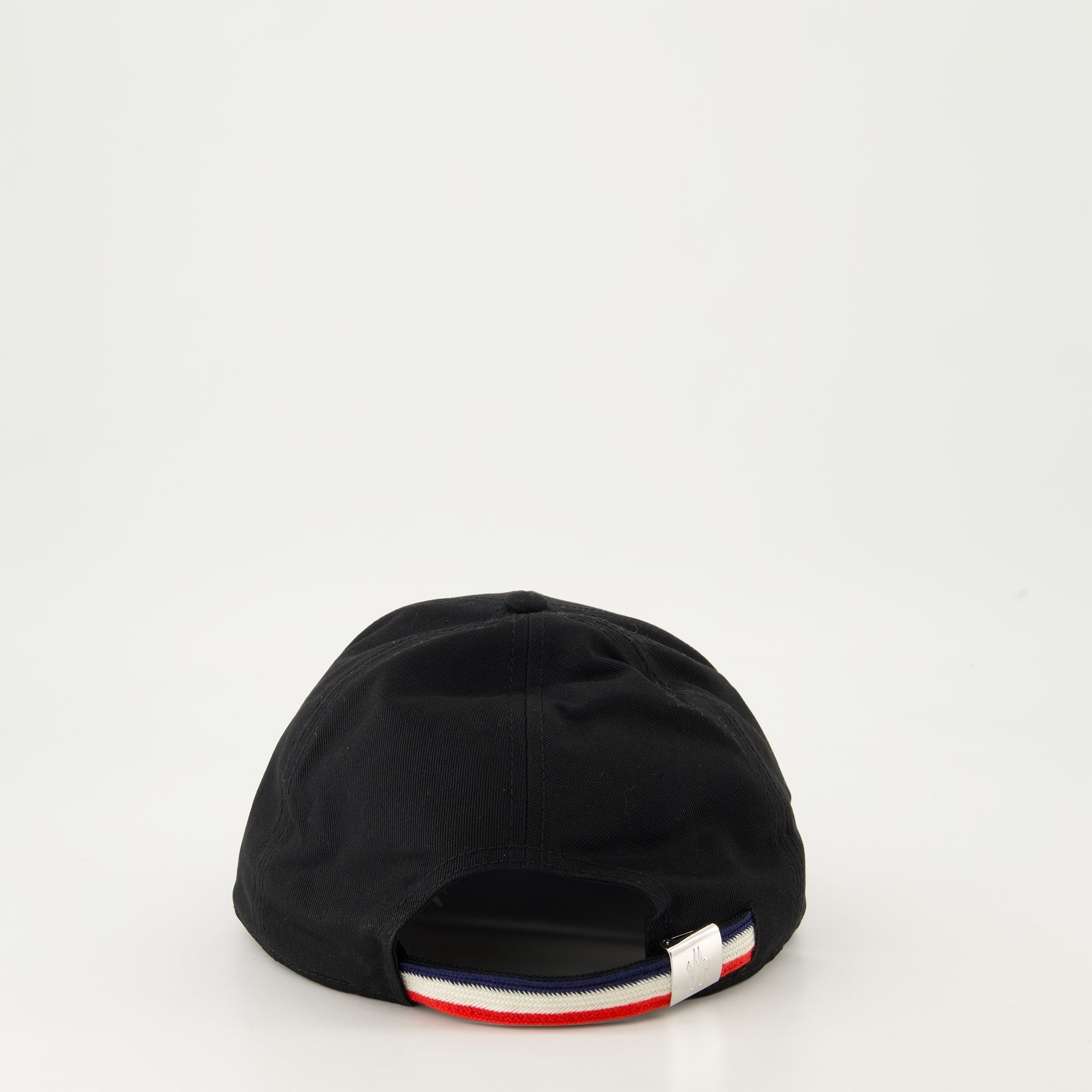 Chapéus, bonés e gorros Boné de Couro com Logo Moncler Preto Homme