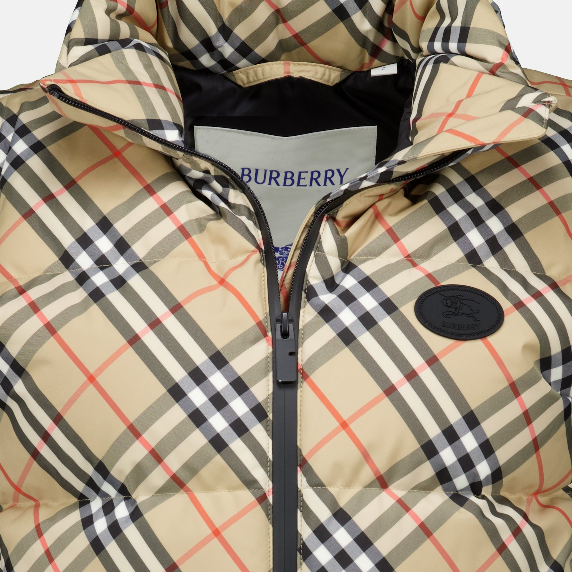 Vestes 체크 민소매 다운 재킷 Burberry Beige Femme