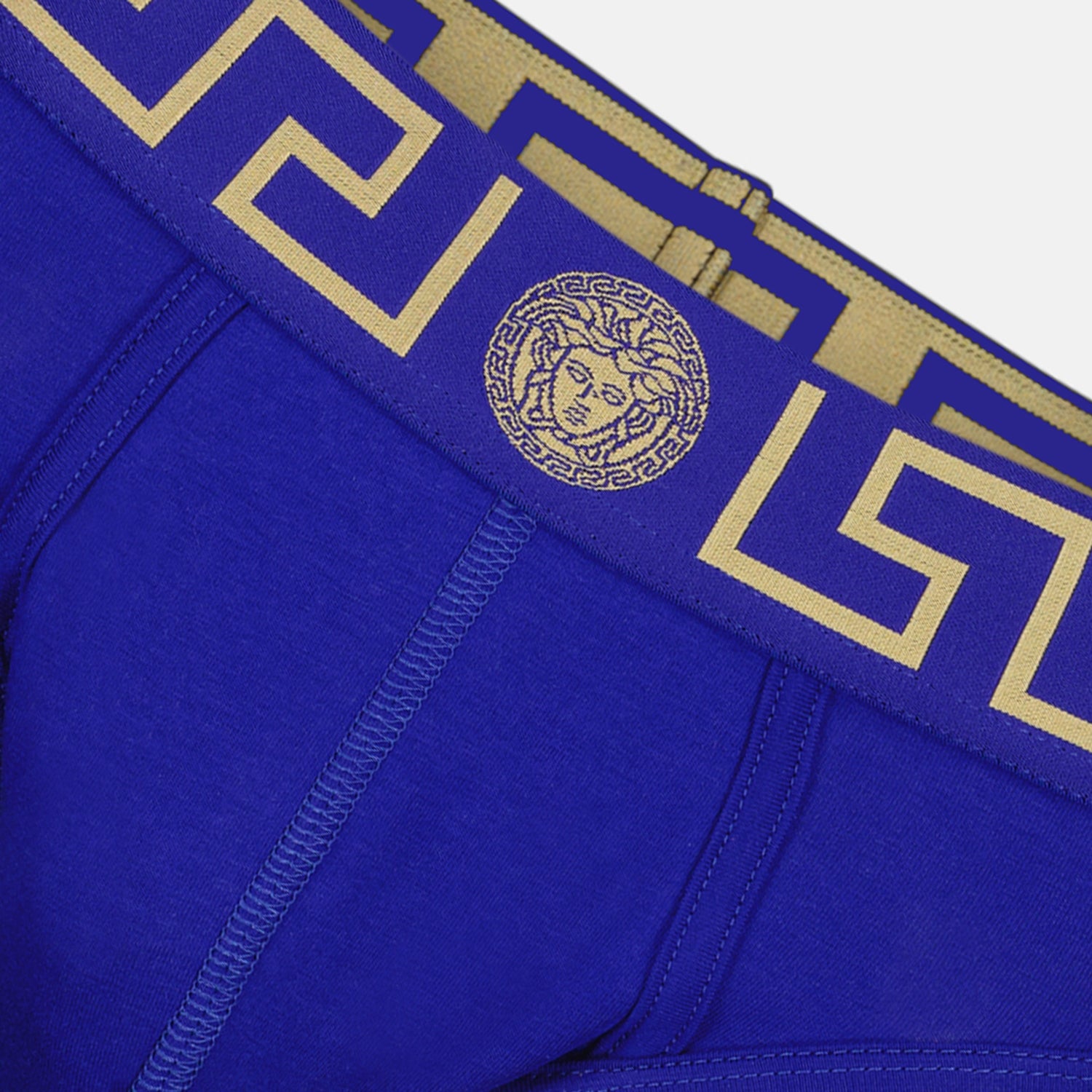 Sous-vêtements et homewear Slip Medusa Greca Versace Bleu Homme