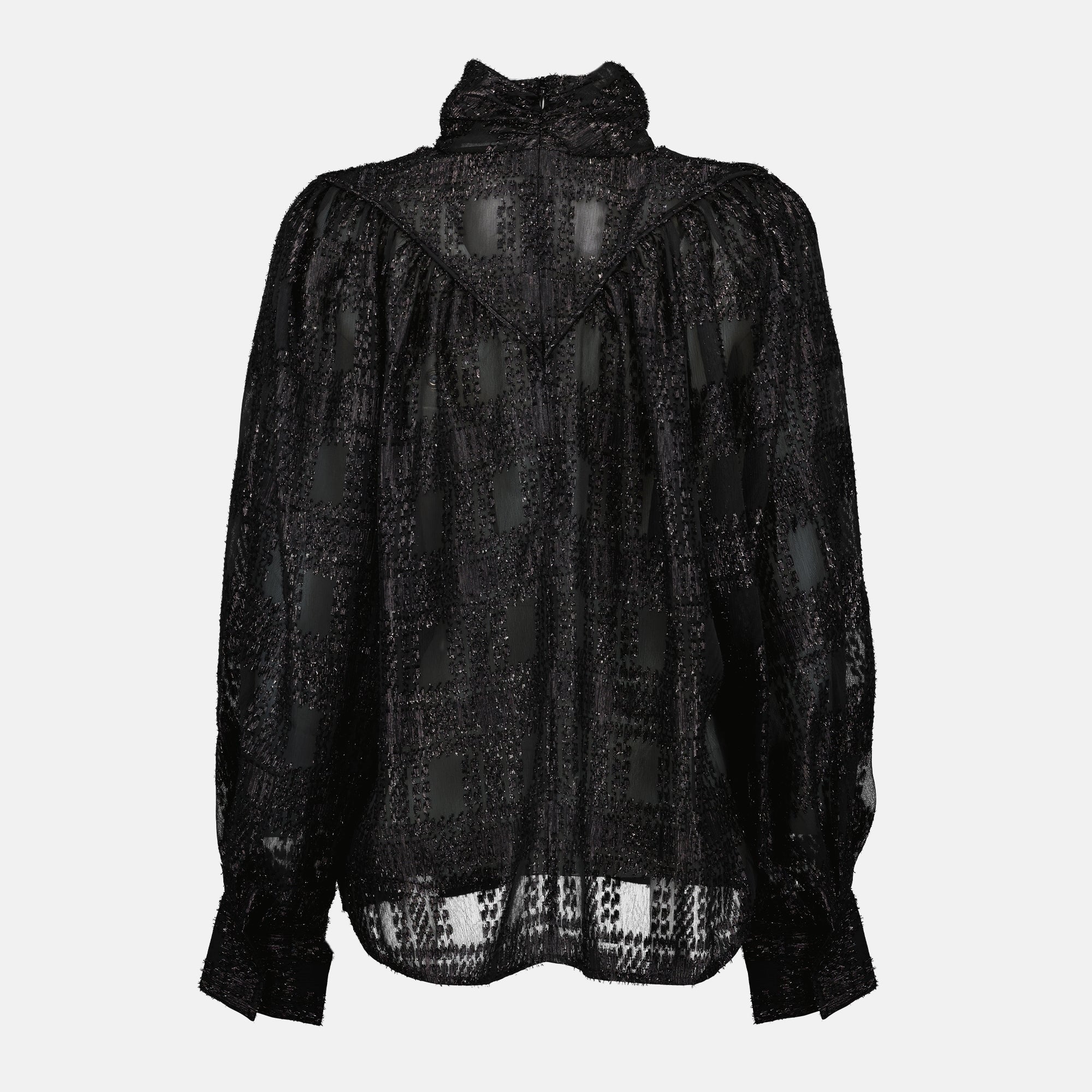 Image de l'article Top effet métallisé de la marque Iro pour Femme - Saison Automne-Hiver 2025 - Vue de Dos