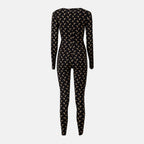 Imagen del artículo Mono largo Jersey Moon negro de la marca Marine Serre para Mujer - Temporada Otoño-Invierno 2025 - Vista Trasera