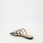 Chaussures ouvertes Sandales Rockstud Valentino Garavani Noir Femme