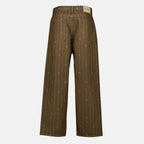 Pantalons Jeans Baggy Monogram Marrón Drole De Monsieur Marron Homme