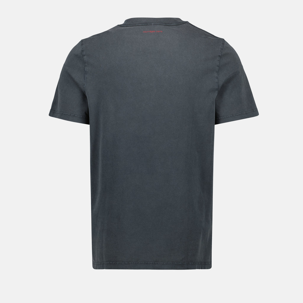 Camisetas T-shirt Impressa AC Courrèges Cinza Homme