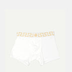 Intimo e homewear Medusa Long Boxer Versace Bianco Homme