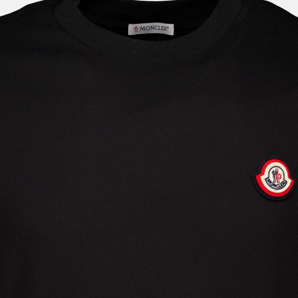 T-shirts T-Shirt Logo Nero Moncler Noir Homme