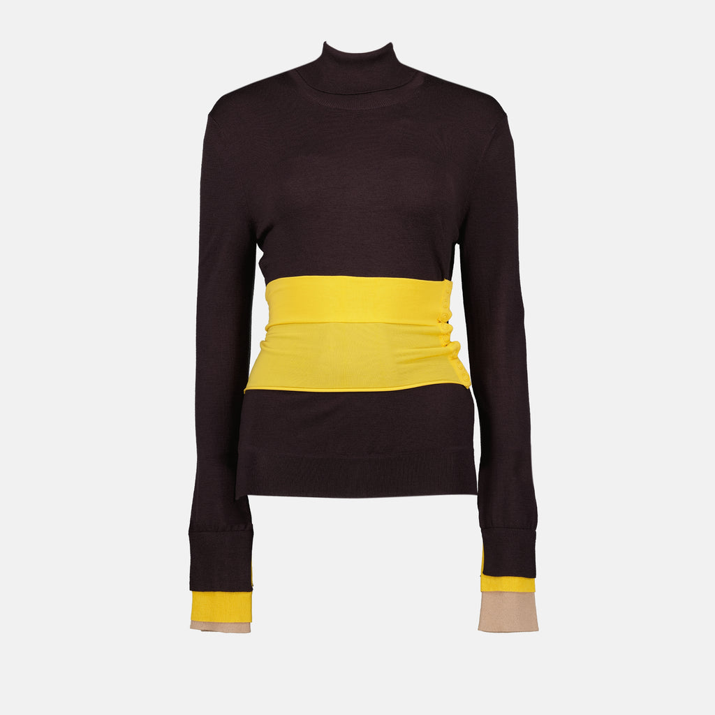 Maille Robe en laine Fendi Violet Femme