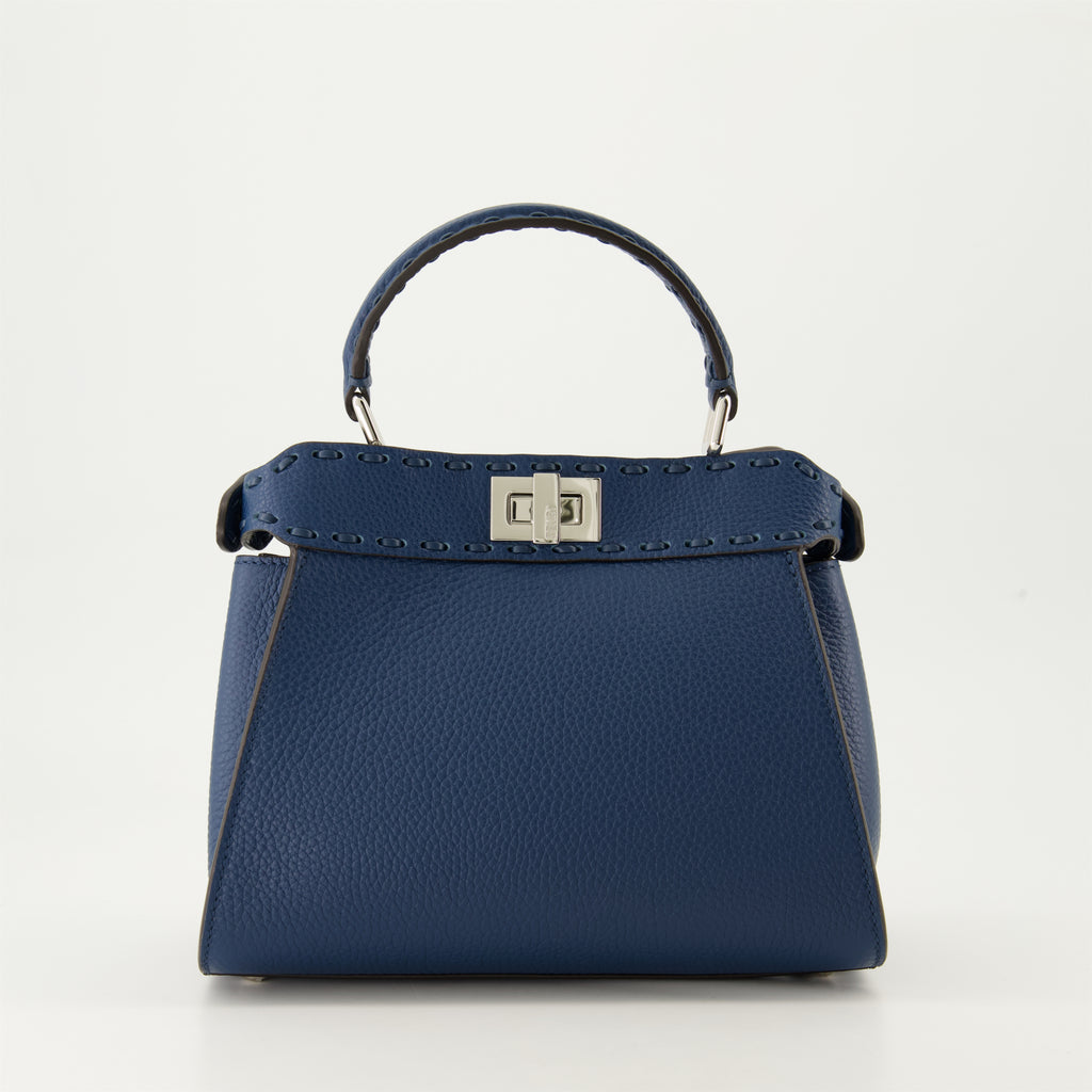 Sacs à main et épaule Sac Peekaboo Fendi Bleu Femme