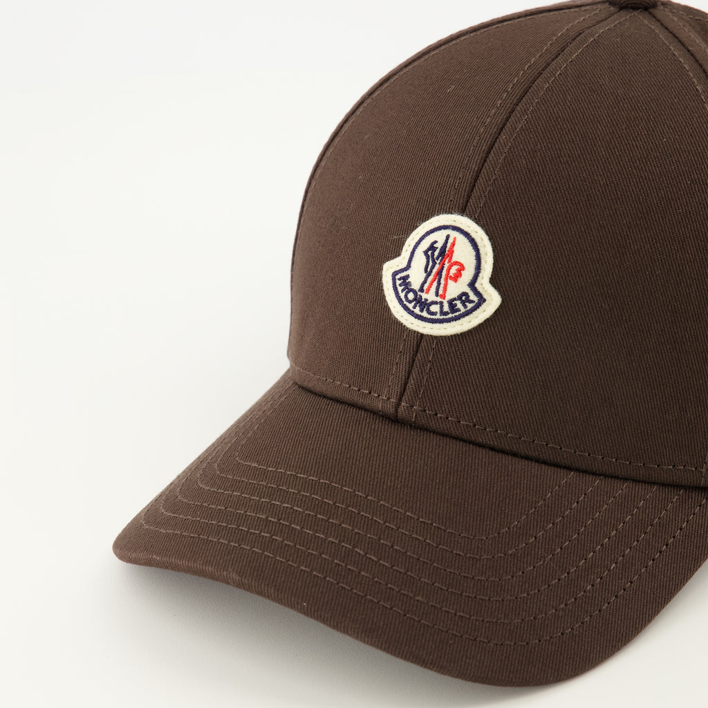 Image de l'article Casquette logo marron de la marque Moncler pour Homme - Saison Printemps-Été 2026 - Vue détaillée_3