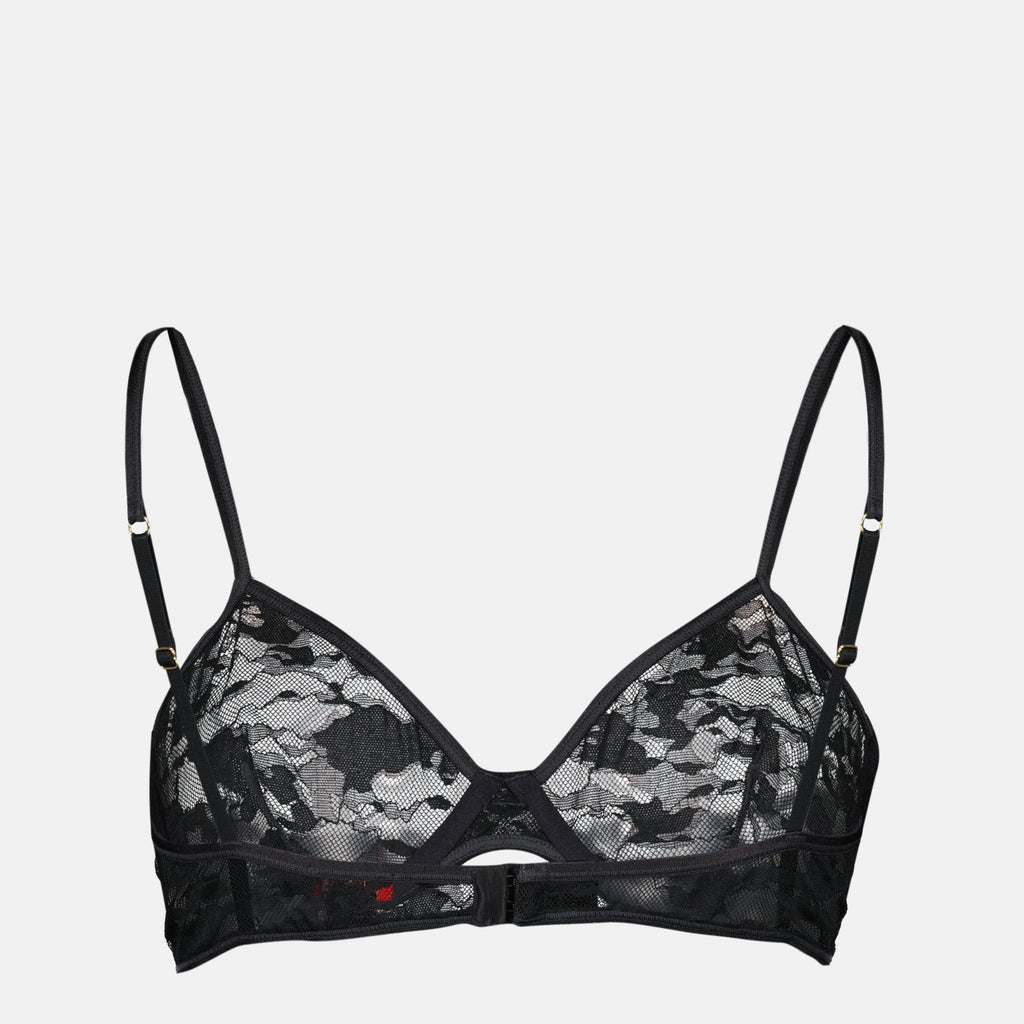 Image de l'article Soutien-gorge D-Wire-UTLT en dentelle noire de la marque Diesel pour Femme - Saison Printemps-Été 2026 - Vue de Dos