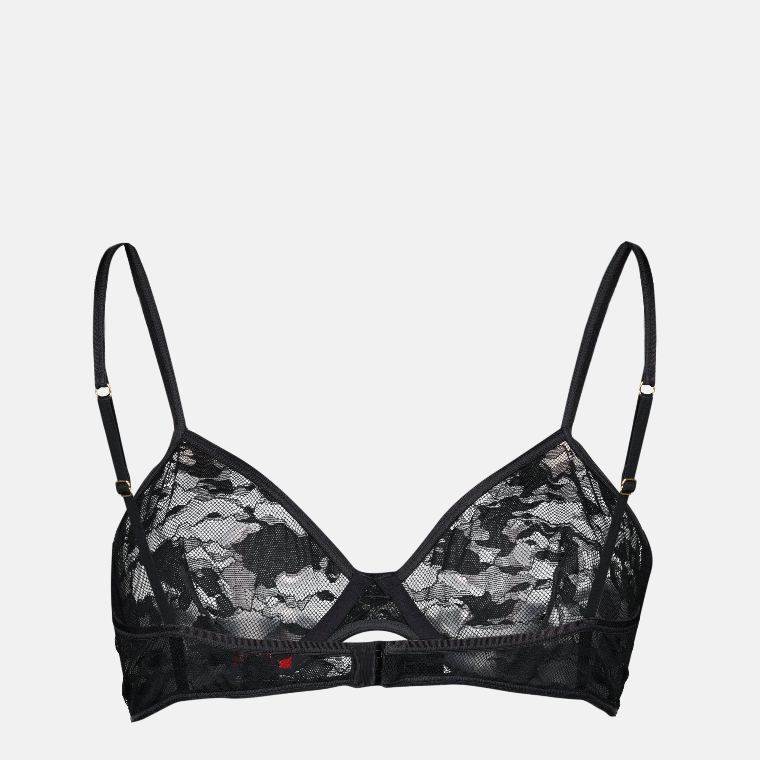 Image de l'article Soutien-gorge D-Wire-UTLT en dentelle noire de la marque Diesel pour Femme - Saison Printemps-Été 2026 - Vue de Dos