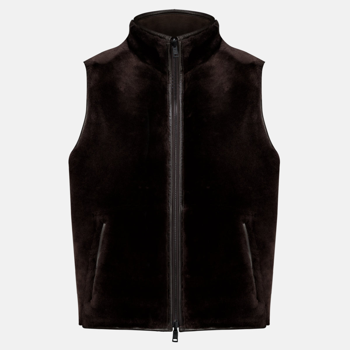 Vestes リバーシブル スリーブレス ダウンジャケット リフセン Moncler Marron Homme