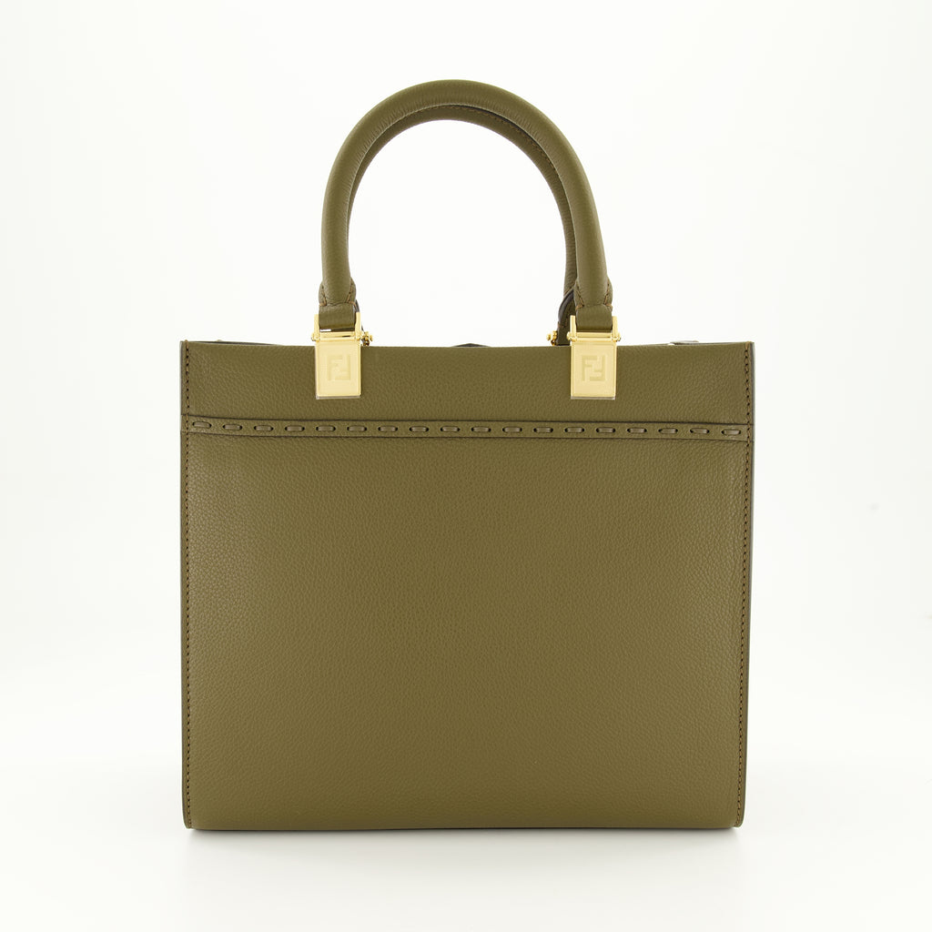 Tote bags Mini sac Sunshine Fendi Green Femme