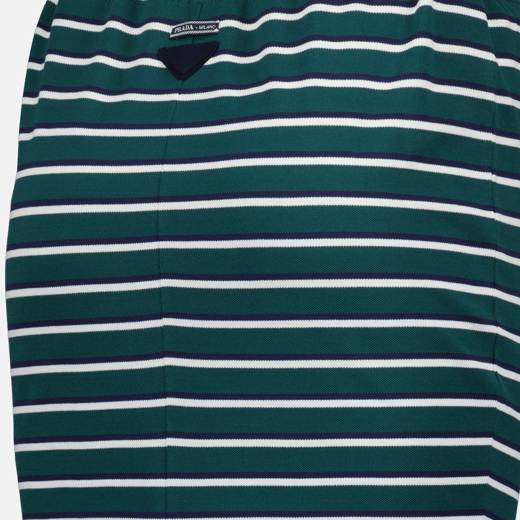 Röcke Jupe rayé Prada Grün Femme