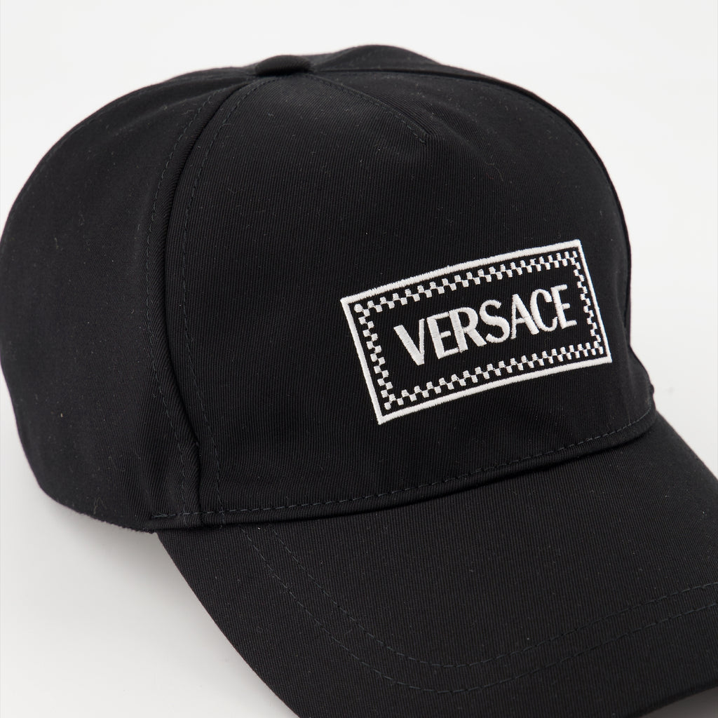 Gorras, sombreros y gorros Gorra con logo Versace Negro Homme
