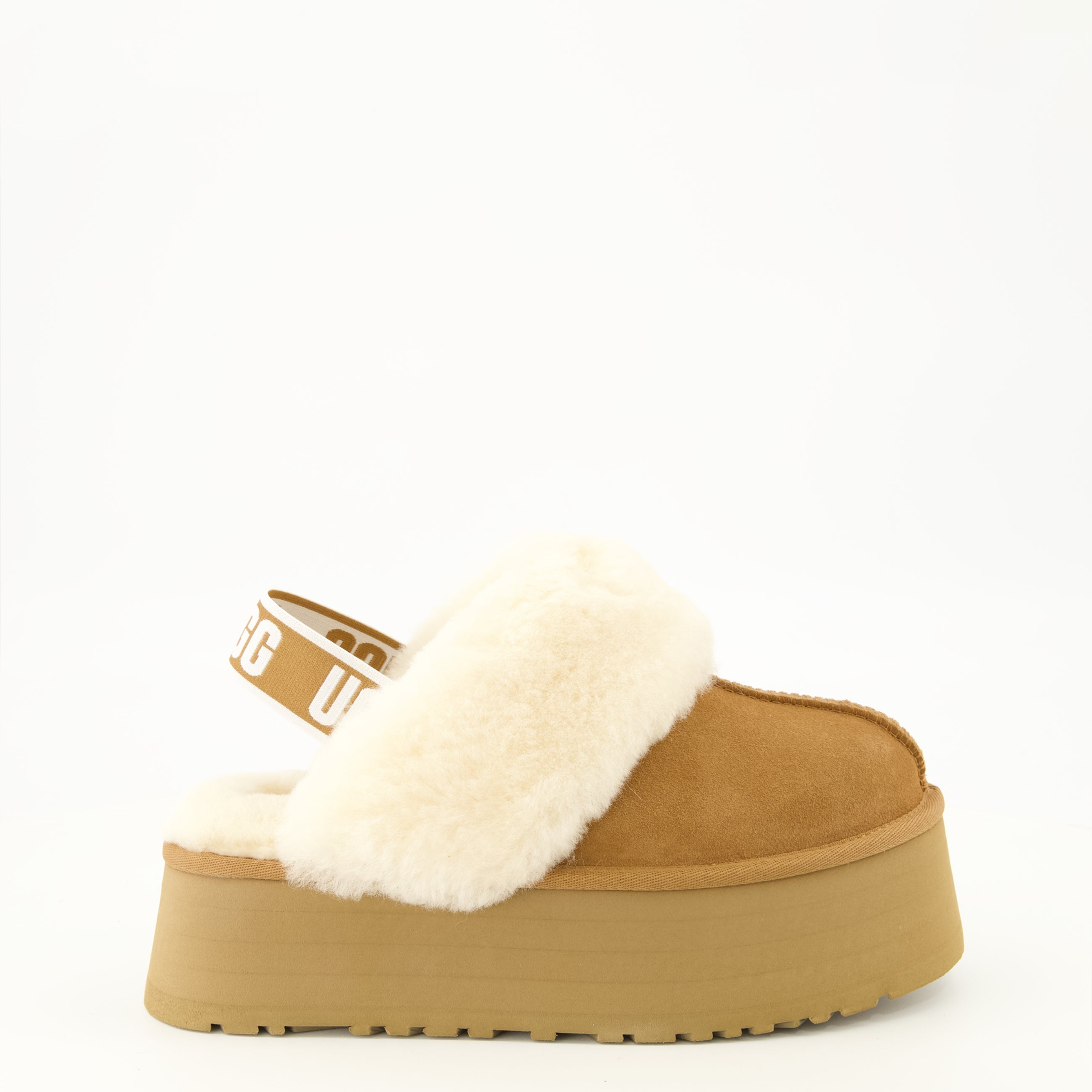 Chaussures ouvertes Funkette Brown Slippers Ugg Marron Femme