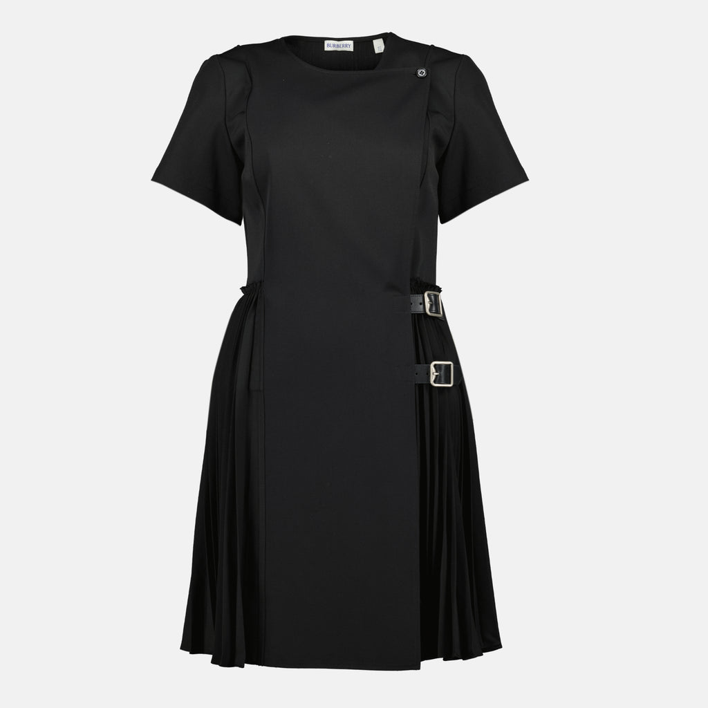 Black Wool Kilt Dress Burberry - Women myCompaero Black Wool Kilt Dress Burberry - Women myCompaero