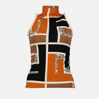 Tops Sleeveless Top in Lycra® Fendi Orange Femme