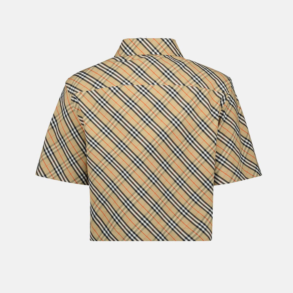 Shirts Checked Shirt Burberry Beige Femme