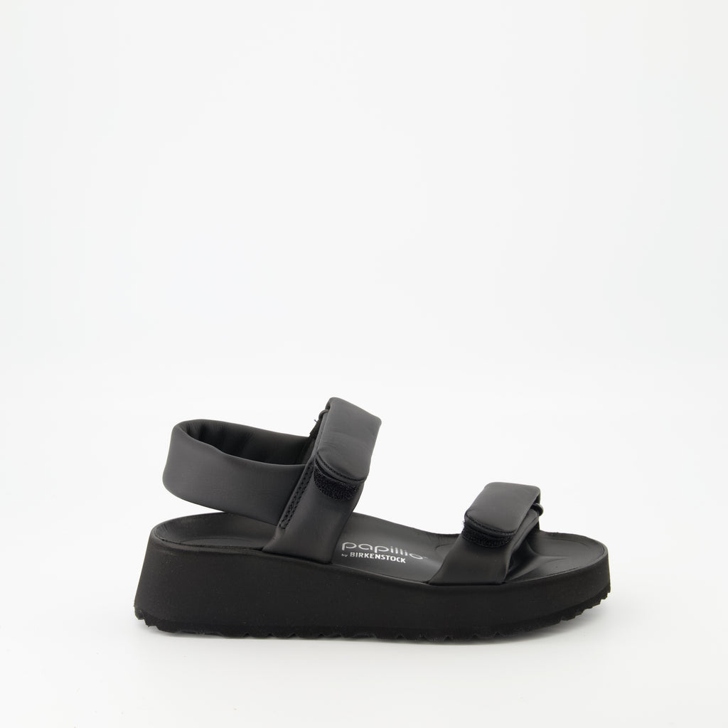 Chaussures ouvertes Sandales Theda Birkenstock Noir Femme
