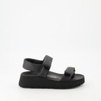 Zapatos abiertos Sandalias Theda Birkenstock Negro Femme