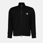 Giacche Giacca in Lana con Zip Moncler Nero Uomini