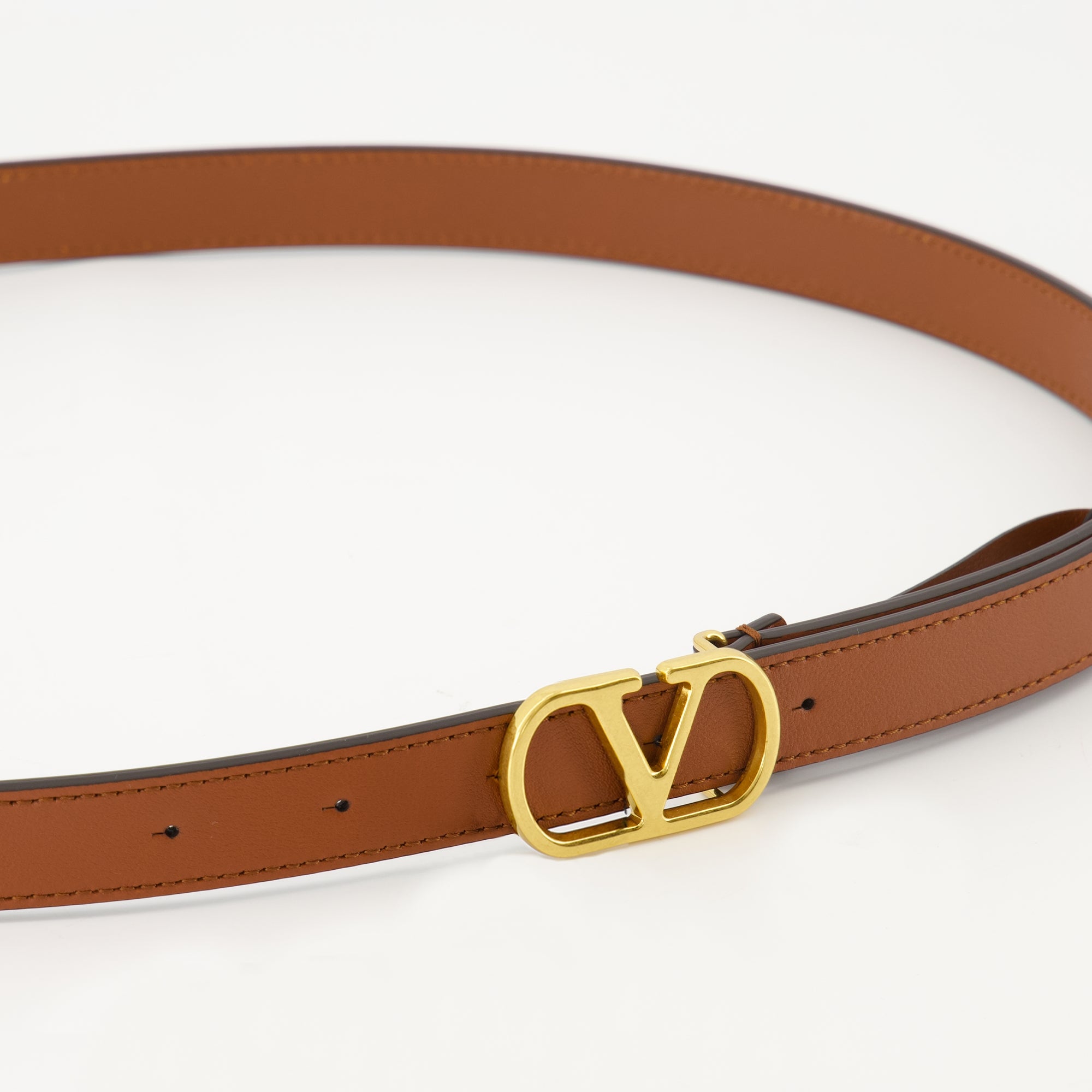 Ceintures VLogo Belt Valentino Garavani Marron Femme