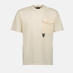 Tシャツ T-shirt avec poche Moncler Grenoble ベージュ Homme
