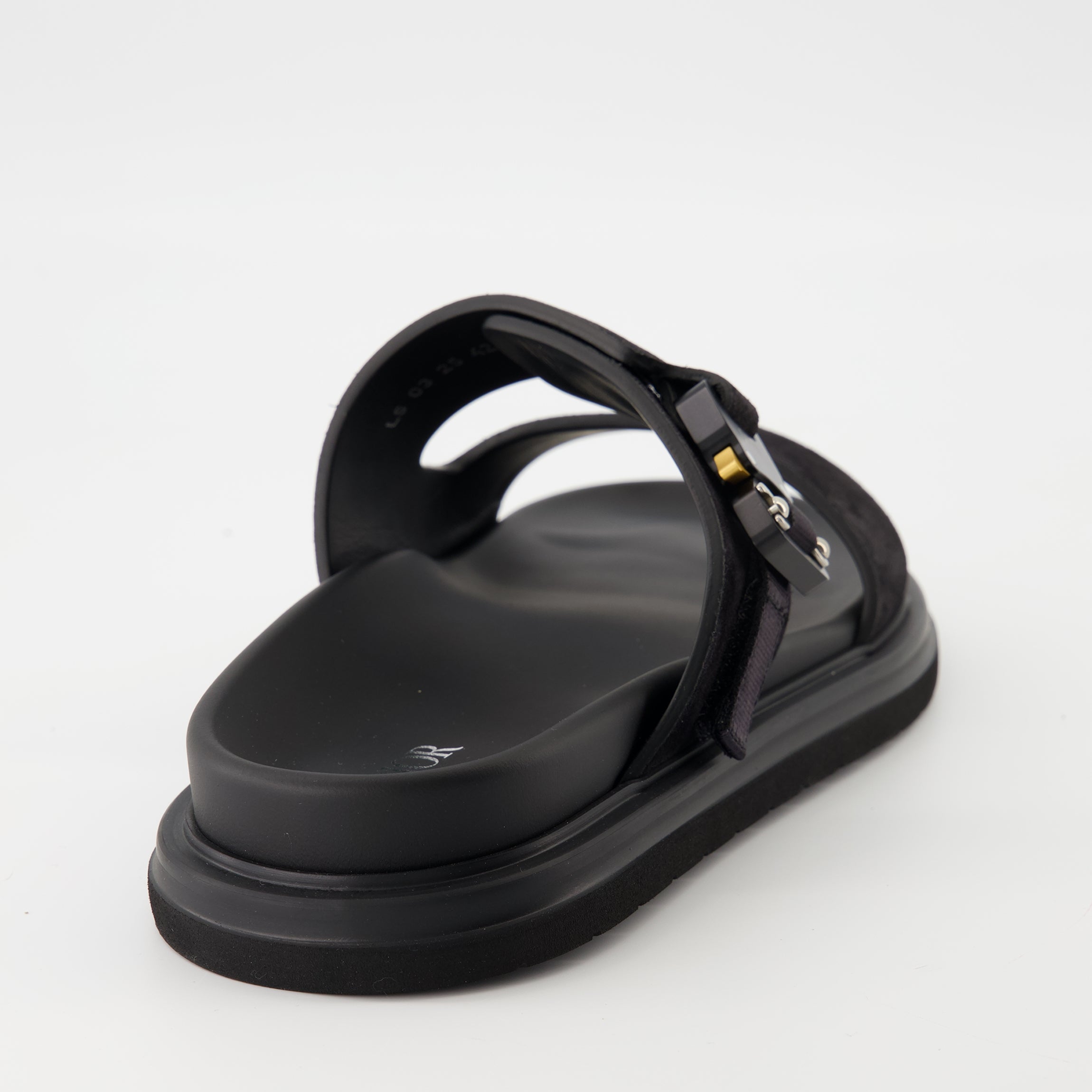 Chaussures ouvertes Sandales Aqua Dior Noir Homme