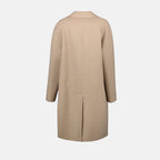Coats Wool Coat Fendi Beige Femme