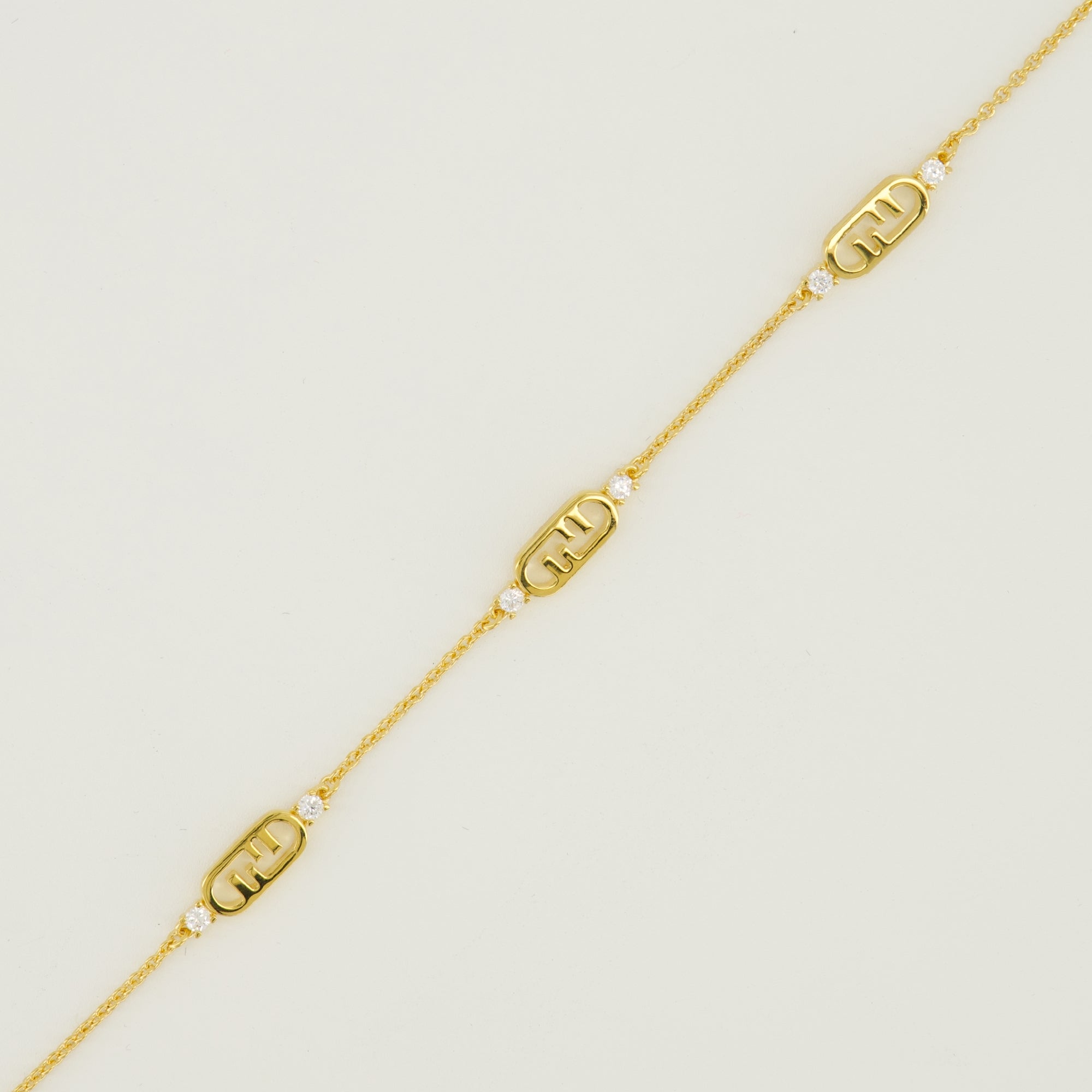 Image de l'article Collier O'Lock doré de la marque Fendi pour Femme - Saison Automne-Hiver 2025 - Vue détaillée_2