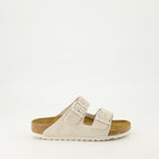 Zapatos abiertos Zapatillas Arizona Birkenstock Beige Femme