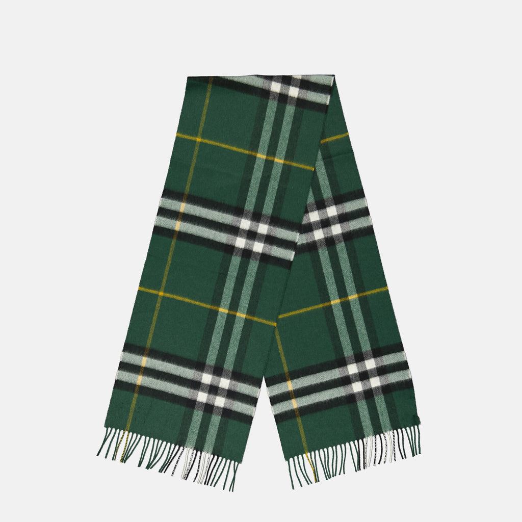 Image of the Burberry Check Scarf for Unisex - Autumn-Winter Season 2025 - Back View