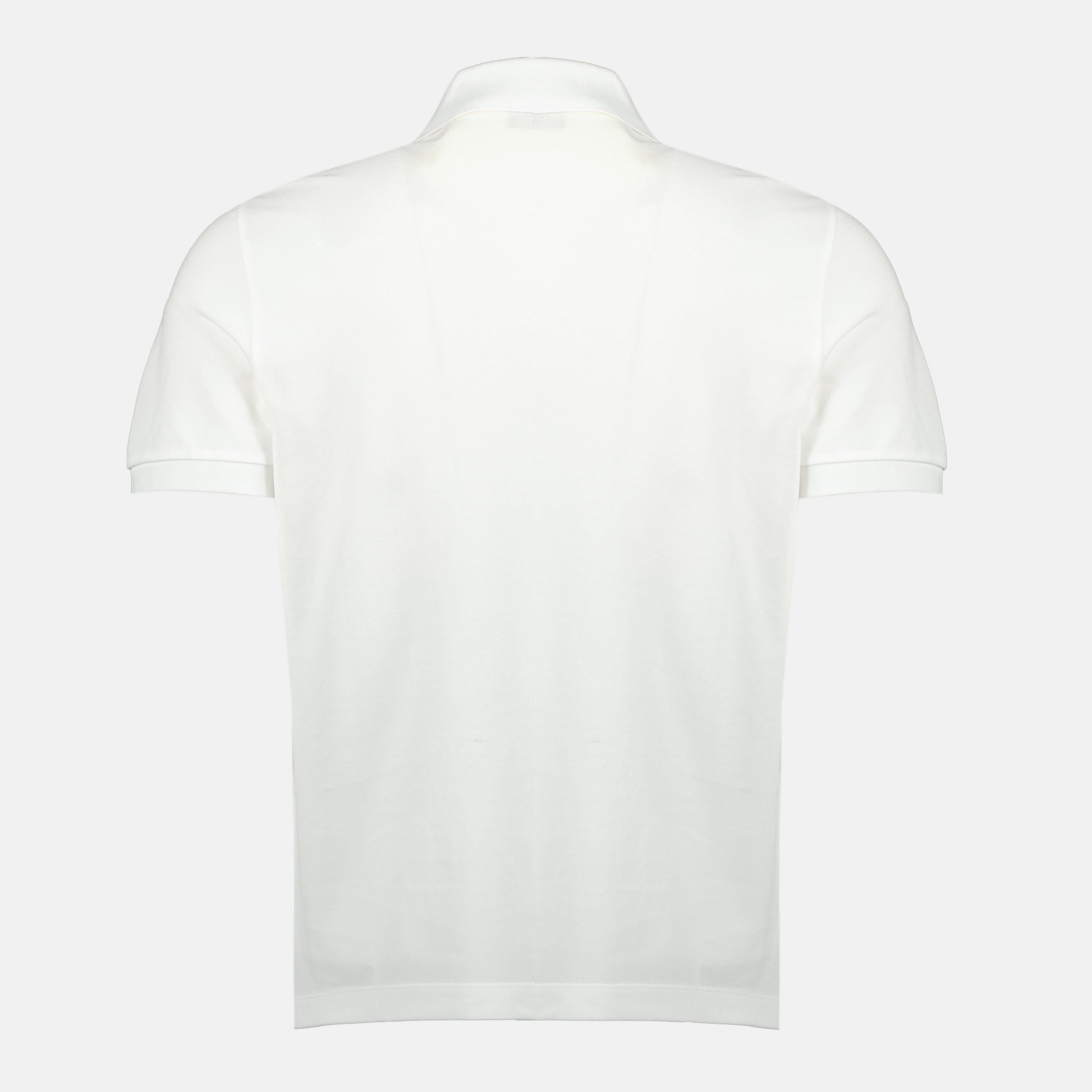 Bild des weißen Piqué-Poloshirts der Marke Fendi für Herren - Saison Frühling-Sommer 2026 - Rückansicht